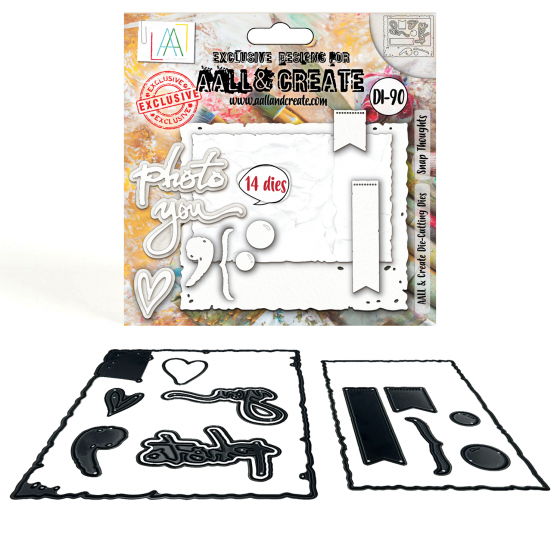 DI-090 - Die-Cutting Die Set - Snap Thoughts - AALL and Create 