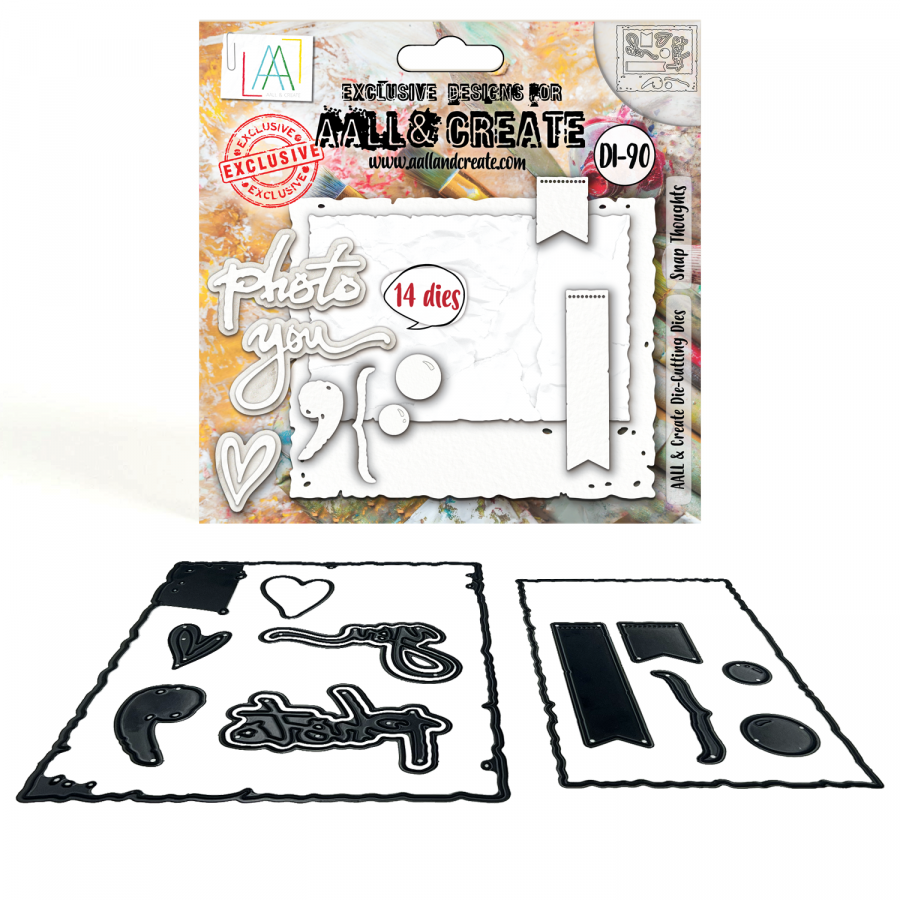 DI-090 - Die-Cutting Die Set - Snap Thoughts - AALL and Create 