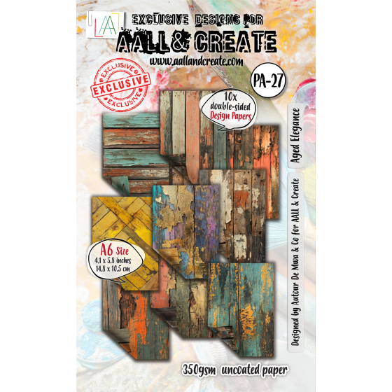 AALL and Create : Paper Pad 27 - Aged Elegance