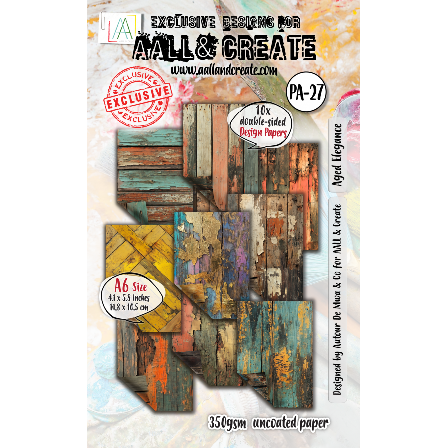 AALL and Create : Paper Pad 27 - Aged Elegance 