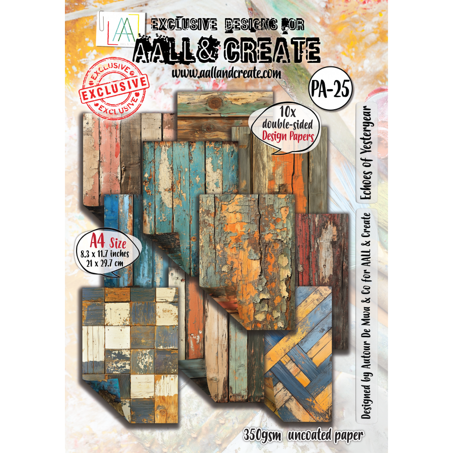 AALL and Create : Paper Pad 25 - Echoes of Yesteryear 