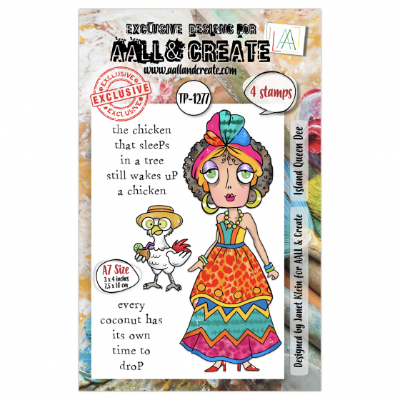 Tampon Clear - 1277 - Island Queen Dee - AALL and Create 