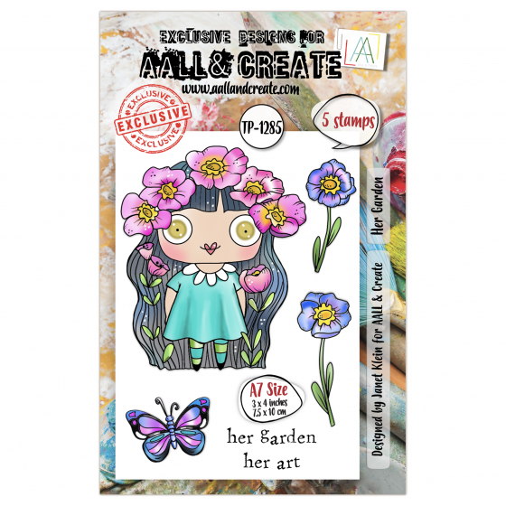 Tampon Clear - 1285 - Her Garden - AALL and Create 