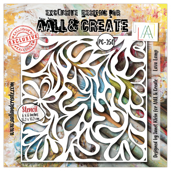 AALL and Create 250 - 6'x6' Stencil- Lava Lamp 