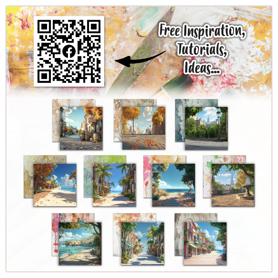 AALL and Create : Paper Pad 39 - Tropical Alleyways 