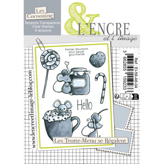 Clear Stamp - Mouses likes Cookies - L'Encre et l'Image 
