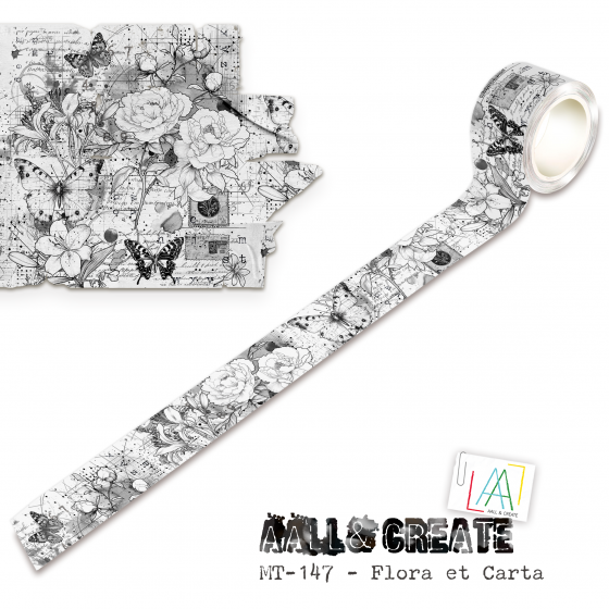 MT-147 - Masking Tape - Flora et Carta - AALL and Create 