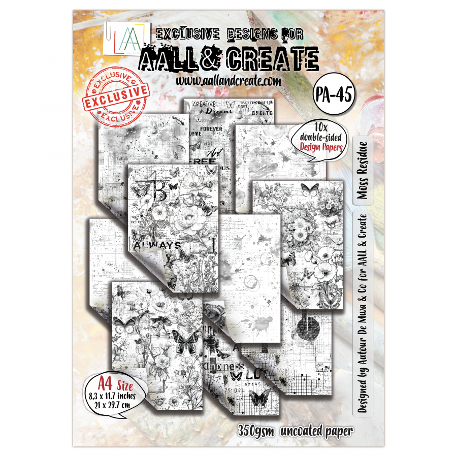 AALL and Create : Paper Pad 45 - Moss Residue 