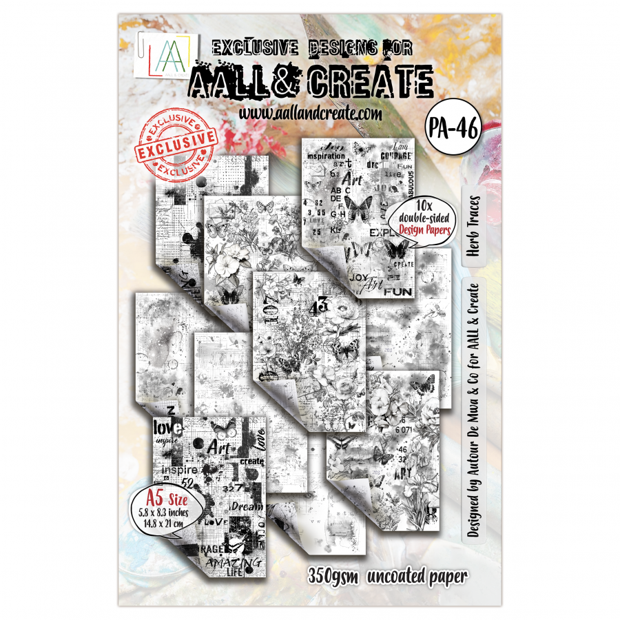 AALL and Create : Paper Pad 46 - Herb Traces 