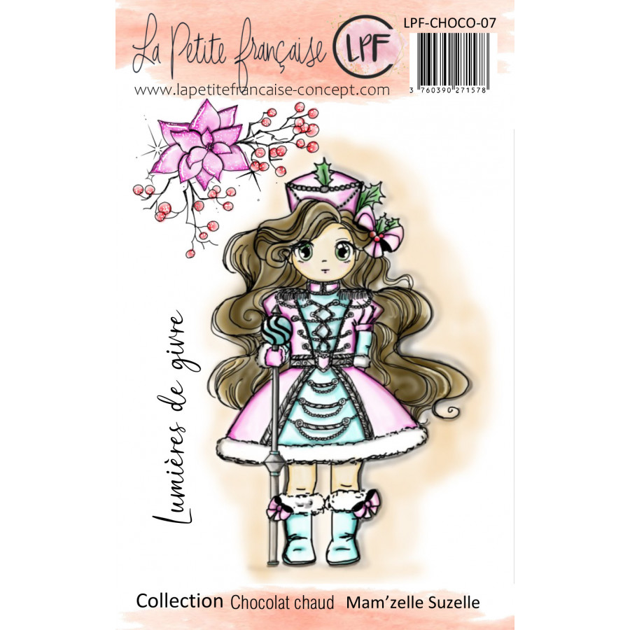 Tampon clear : Collection Chocolat chaud - Mam'zelle Suzelle- La Petite Francaise 