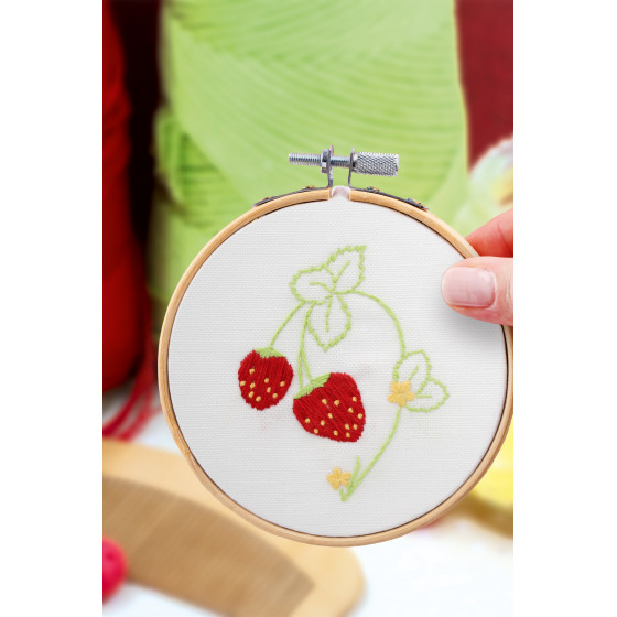 Kit Broderie décorative - Fraisier - French Kit 