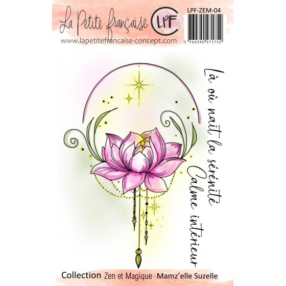 Tampon clear : Collection Zen et Magique - Sérénité- La Petite Francaise 