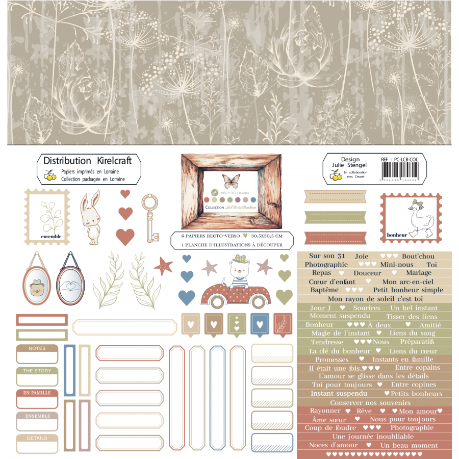 Collection La clé du Bonheur - Mes Ptits Ciseaux 