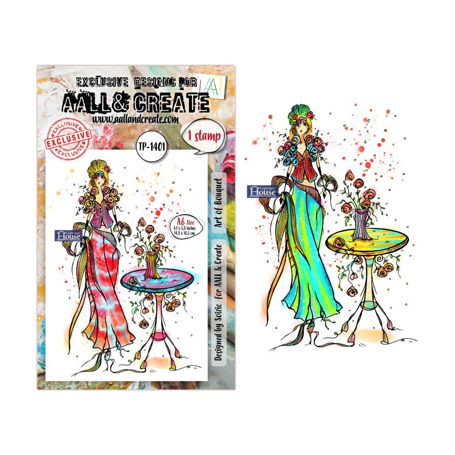 Tampon Clear - 1401 -Art of Bouquet 