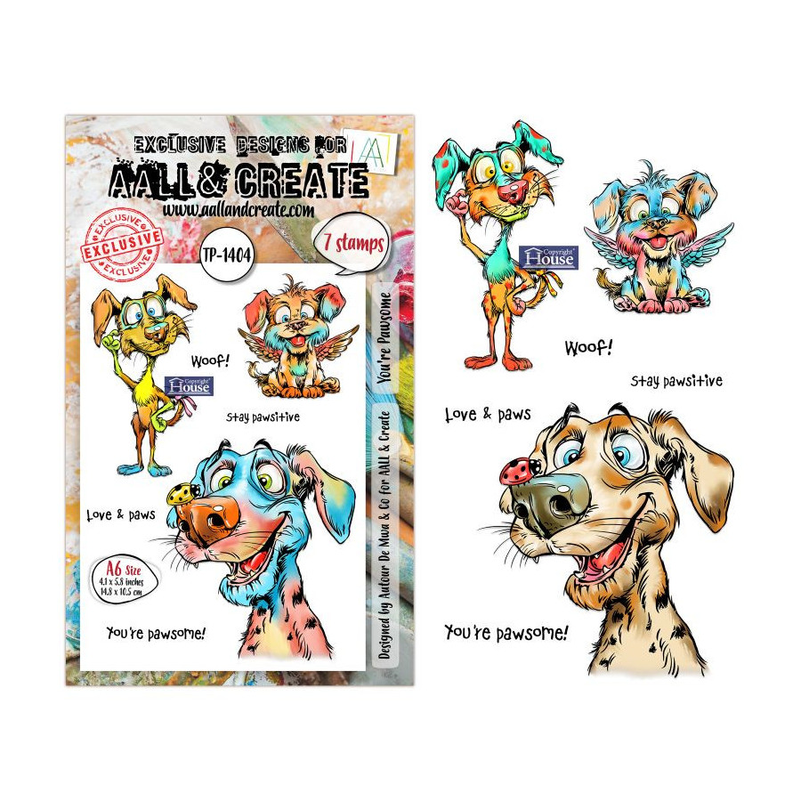 Tampon Clear - 1404 -You're Pawsome 