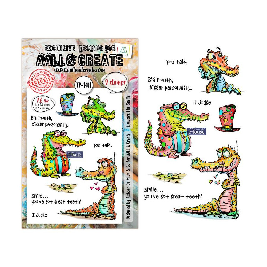 Tampon Clear - 1411 -Beware the Smile 