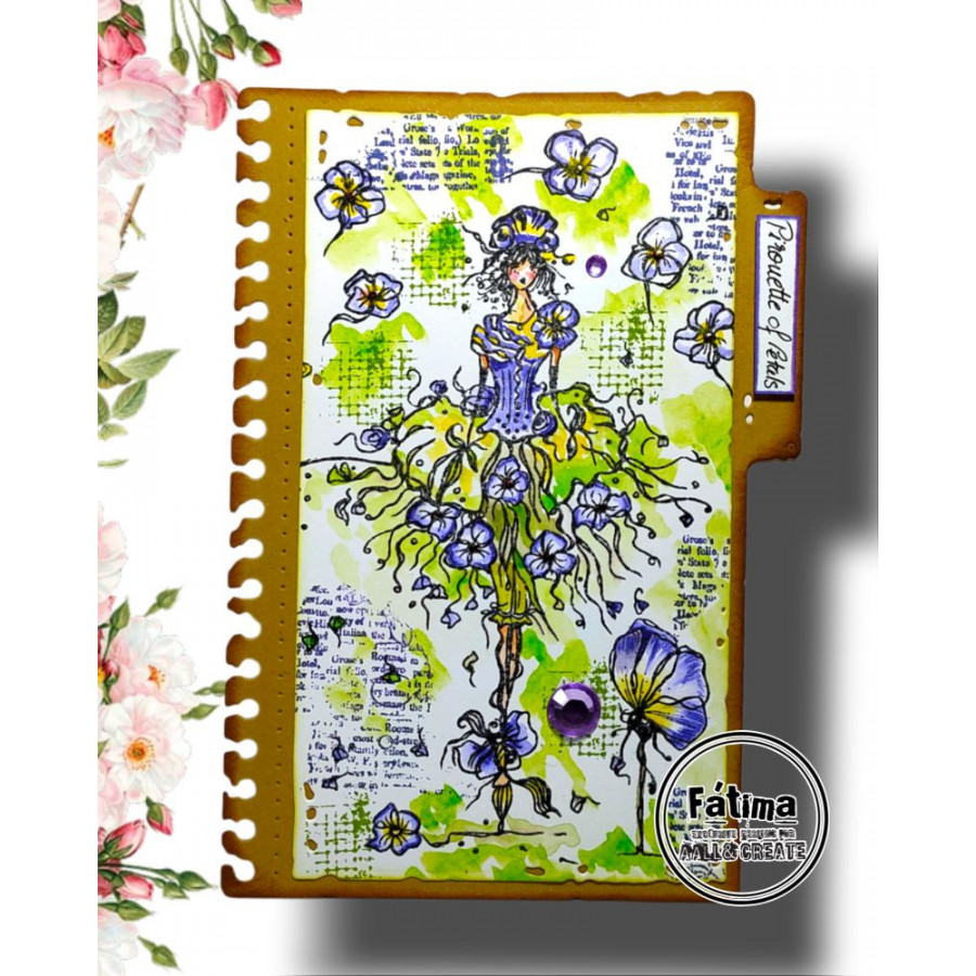 Tampon Clear - 1400 -Pirouette of Petals 