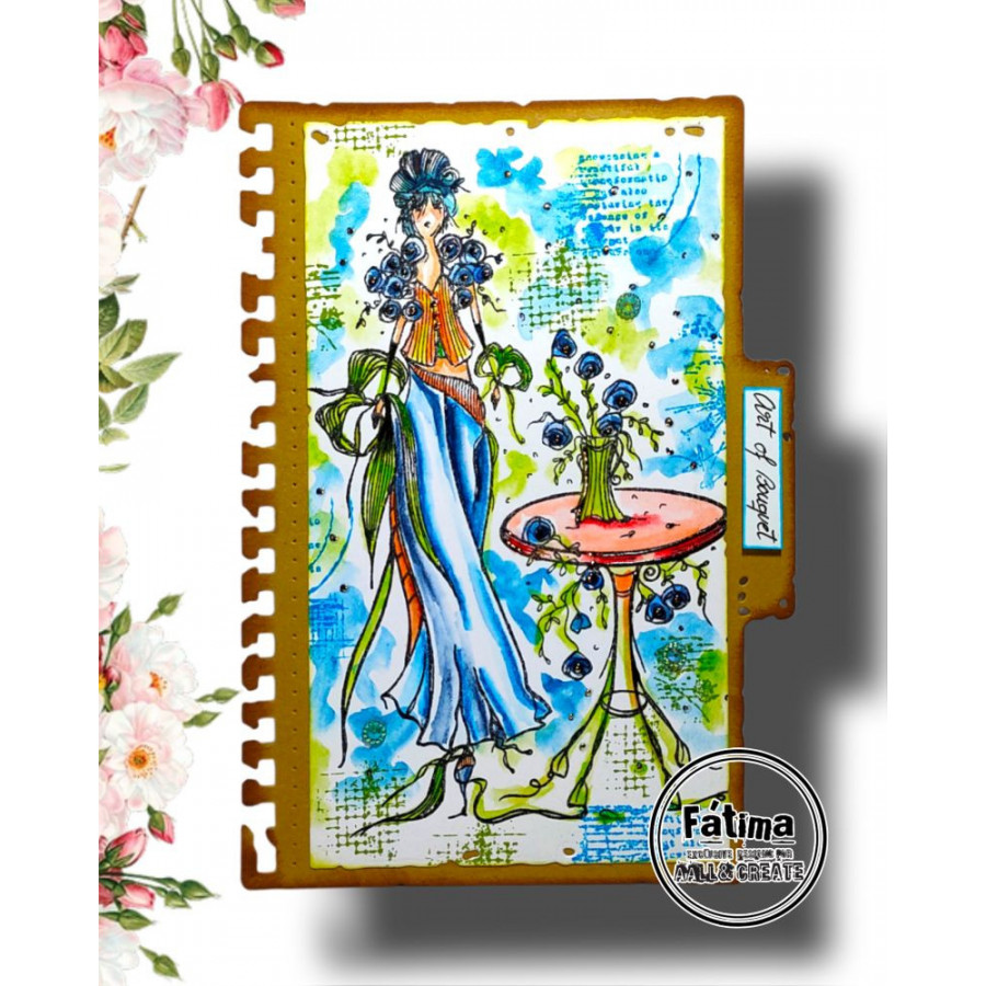 Tampon Clear - 1401 -Art of Bouquet 