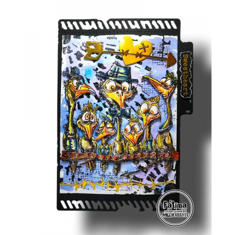 Tampon Clear - 1414 -Sir Chirps-a-Lot 