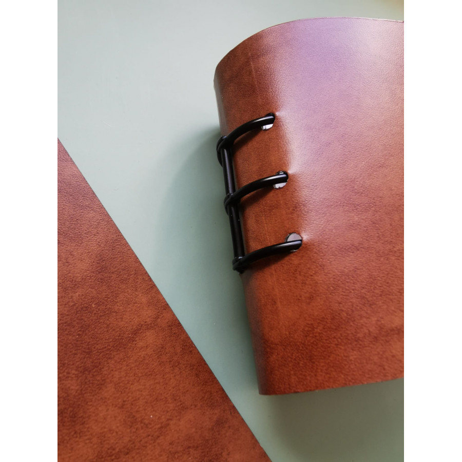 Cuir reconstitué marron 