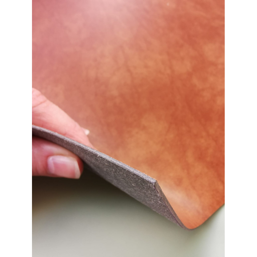 Cuir reconstitué marron 
