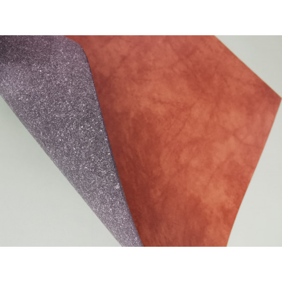 Cuir reconstitué marron 