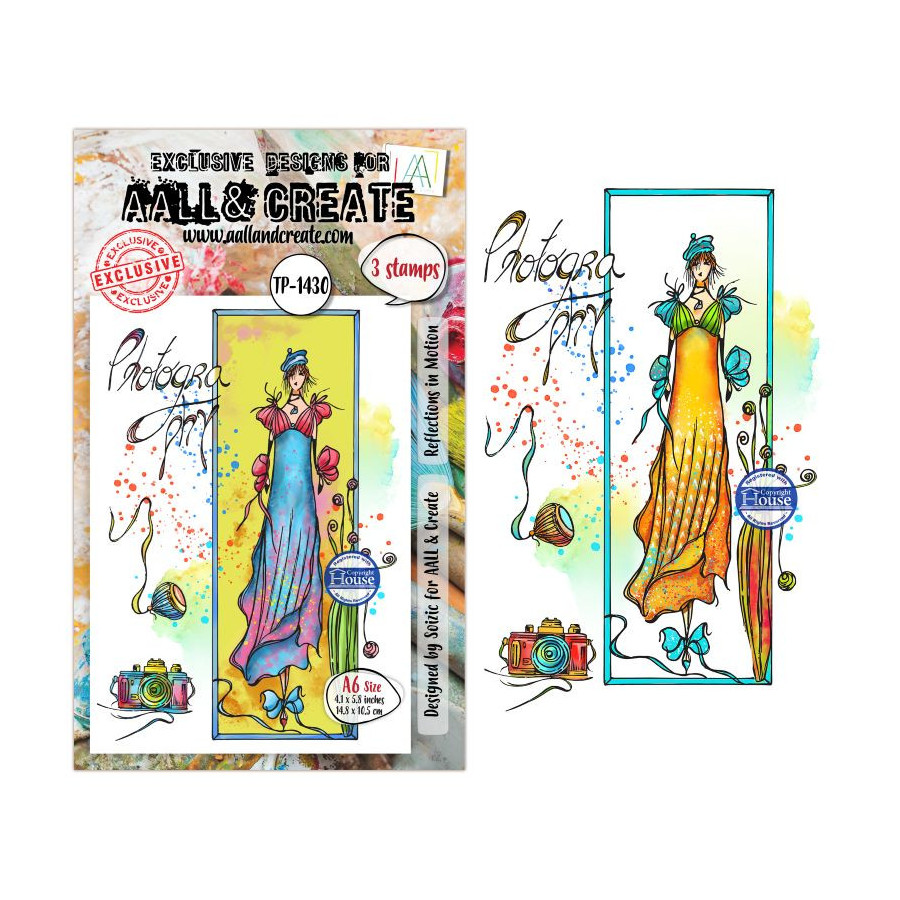 Tampon Clear - 1430 - Reflections in Motion - AALL and Create 