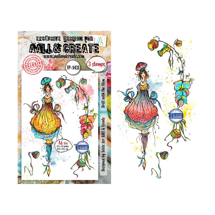 Tampon Clear - 1431 - Drift with the Stem - AALL and Create 