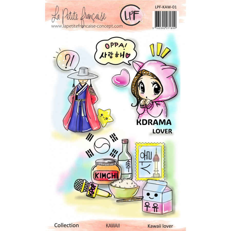 Tampon clear : Collection Kawaii - Nine Tails- La Petite Francaise 