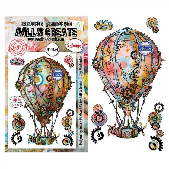 Tampon Clear - 1454 - Sky Mechanism - AALL and Create 