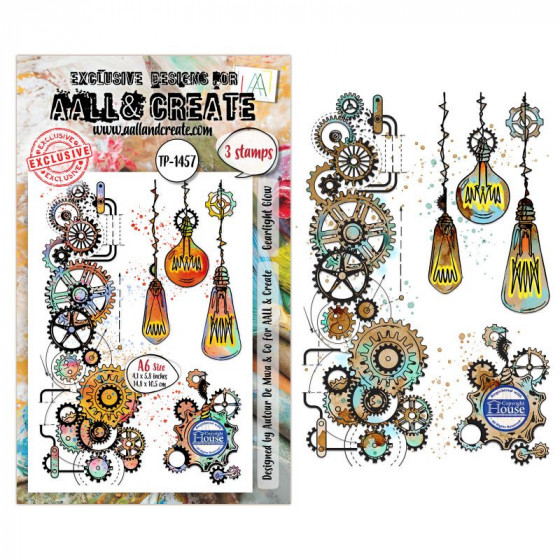 Tampon Clear - 1457 - Gearlight Glow - AALL and Create 