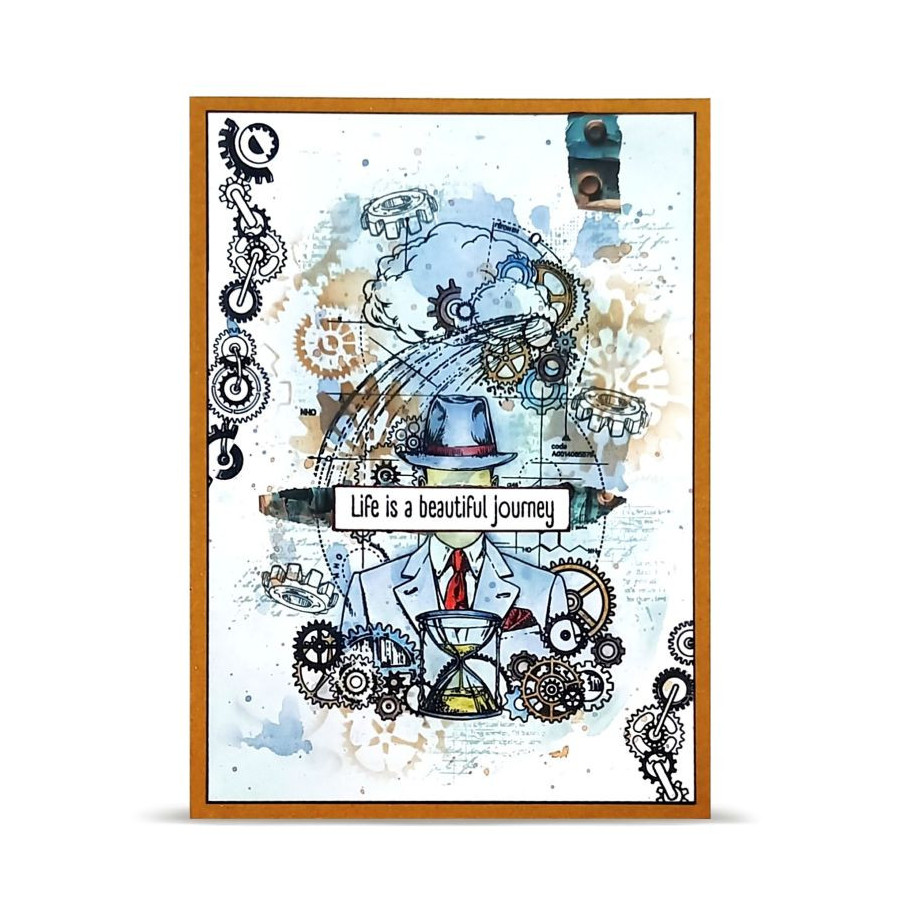 Tampon Clear - 1456 - Faceless Time - AALL and Create 