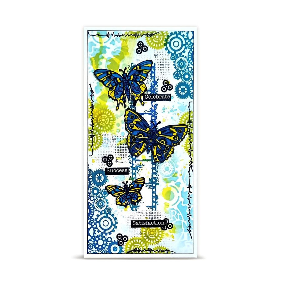 Tampon Clear - 1462 - Papillons - AALL and Create 