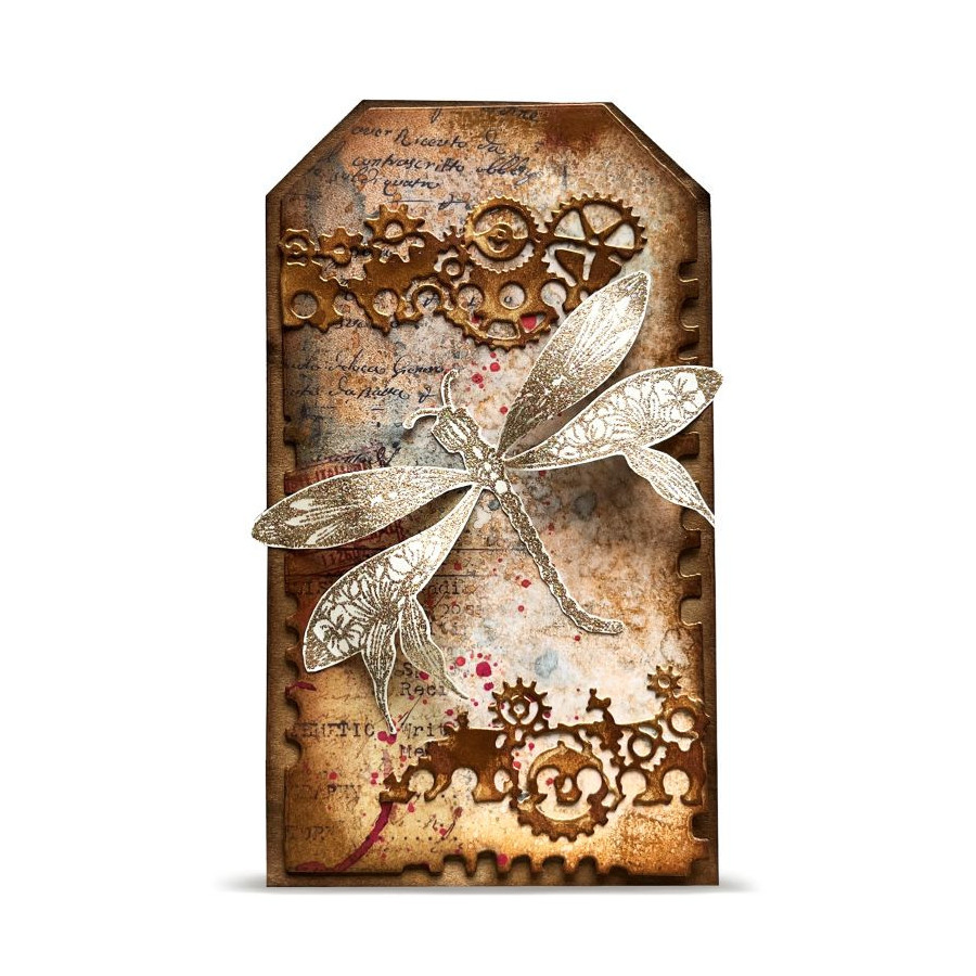 Tampon Clear - 1466 - Glassbound Dragonfly - AALL and Create 