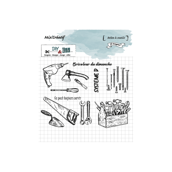 Tampon clear : Boite à outils - DIY and Cie 