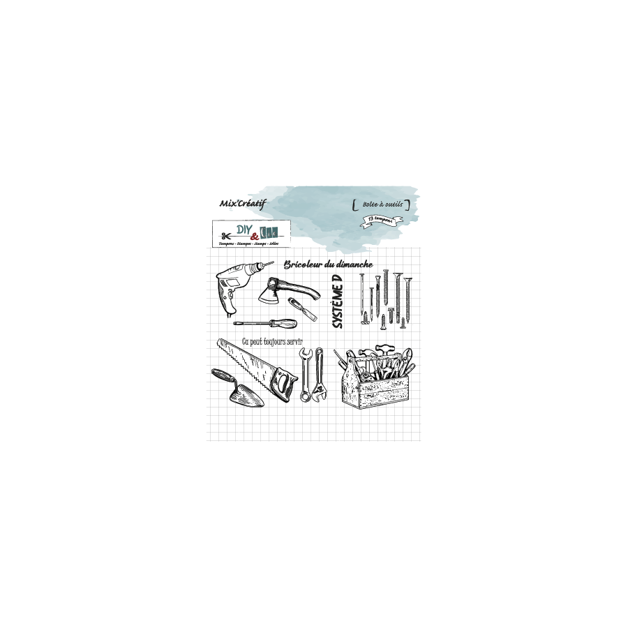 Tampon clear : Boite à outils - DIY and Cie 