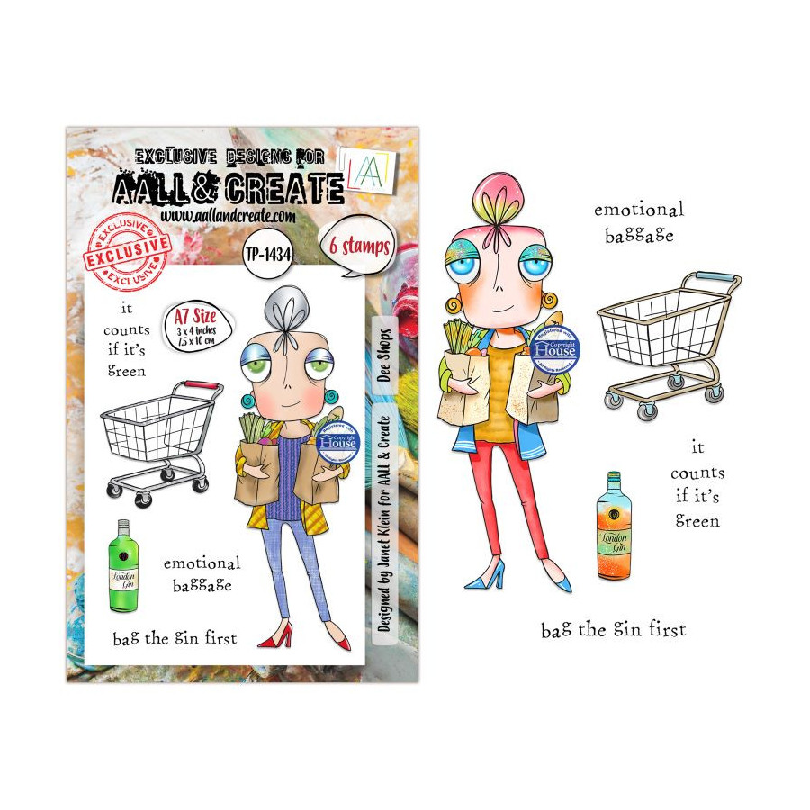 Tampon Clear - 1434 - Dee Shops - AALL and Create 