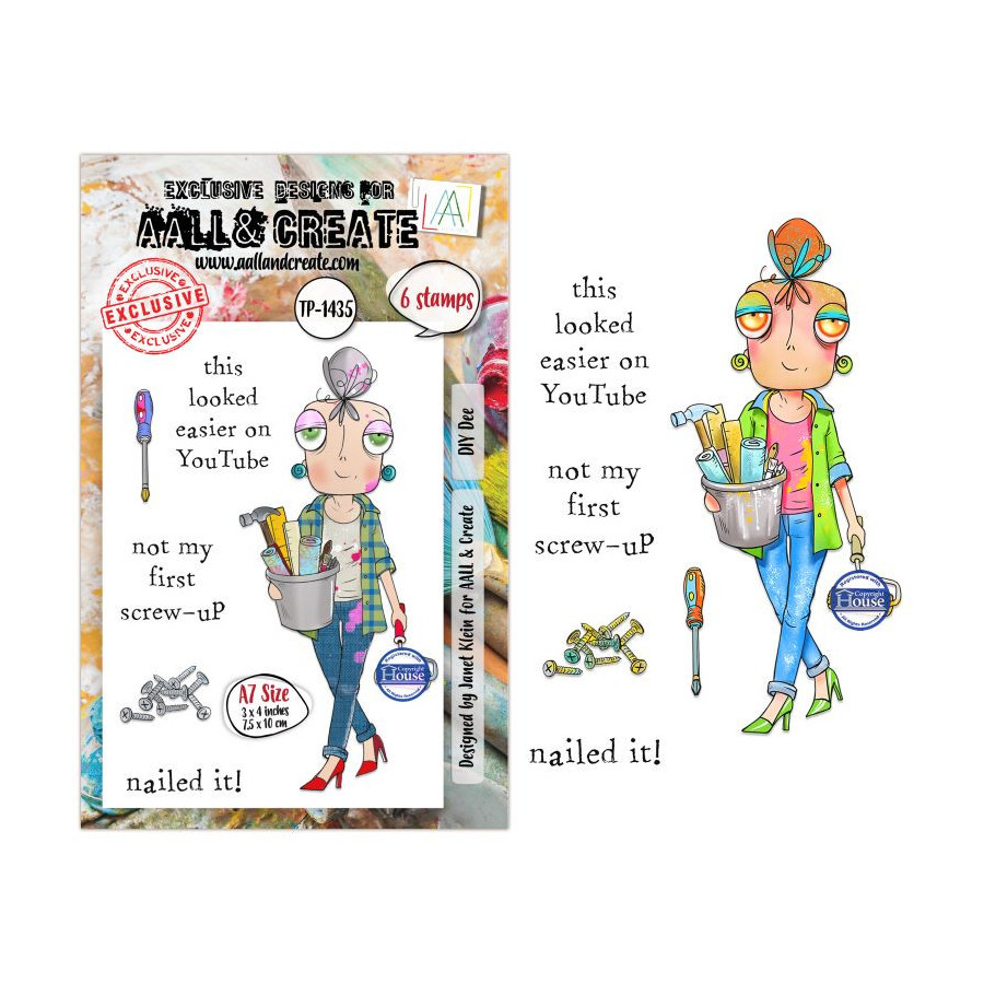 Tampon Clear - 1435 - DIY Dee - AALL and Create 