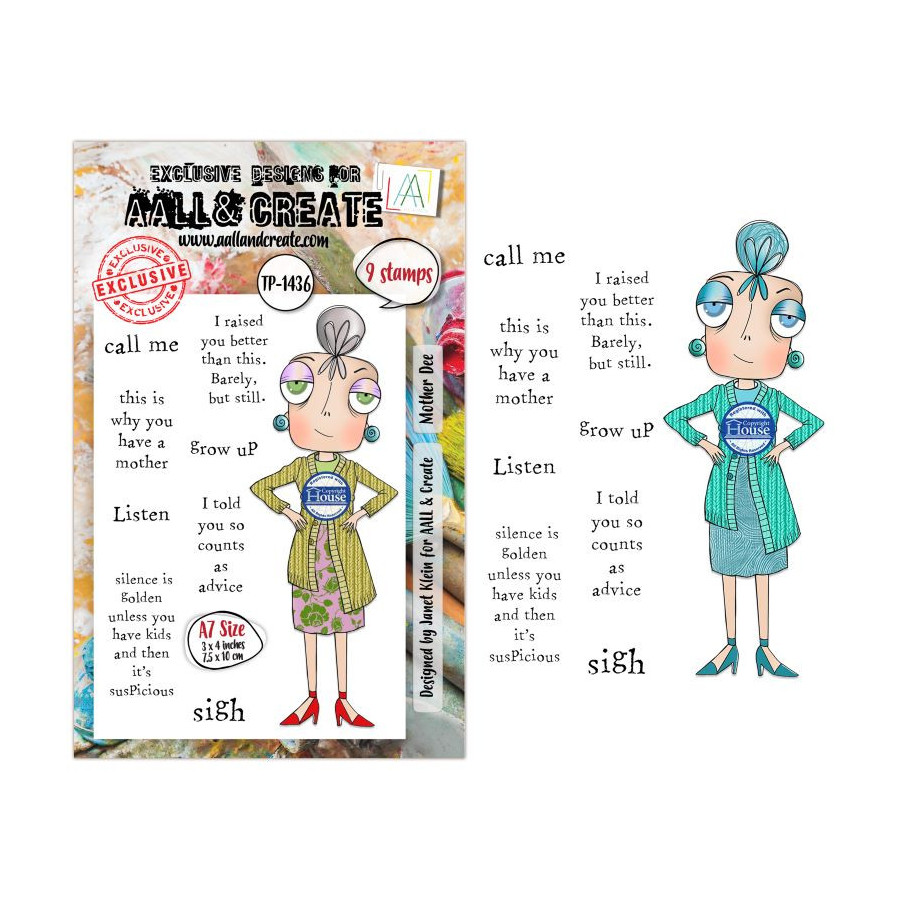 Tampon Clear - 1436 - Mother Dee - AALL and Create 
