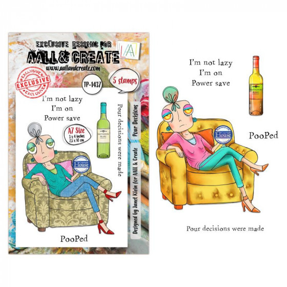 Tampon Clear - 1437 - Pour Decisions - AALL and Create 