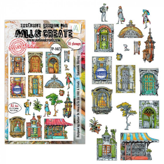 Tampon Clear - 1473 - Sidewalk Stories - AALL and Create 