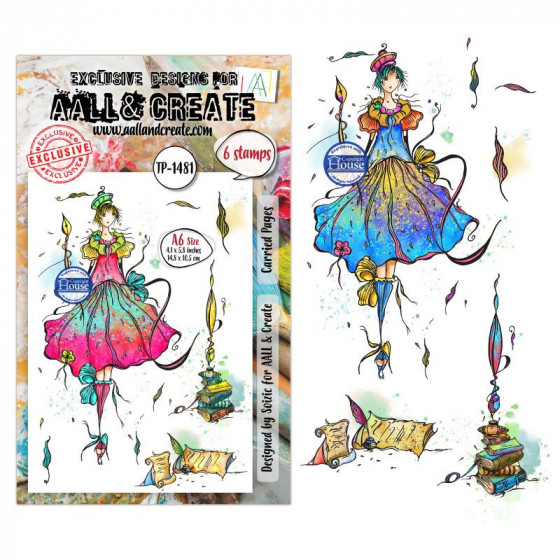 Tampon Clear - 1481 - Carried Pages - AALL and Create 