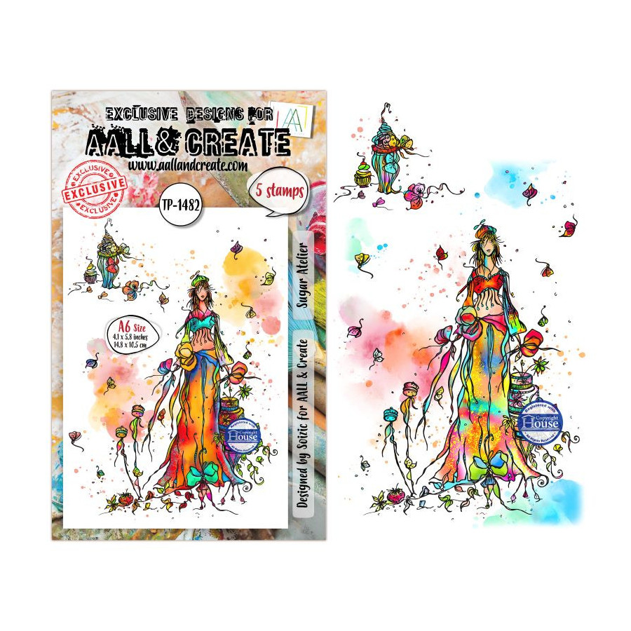 Tampon Clear - 1482 - Sugar Atelier - AALL and Create 