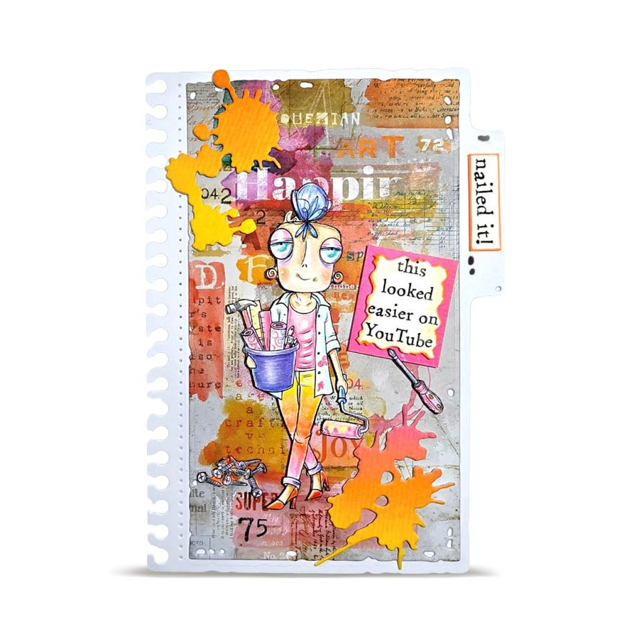 Tampon Clear - 1435 - DIY Dee - AALL and Create 