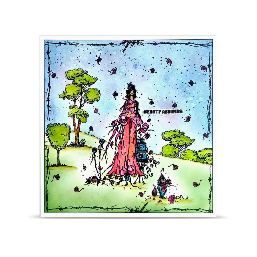 Tampon Clear - 1474 - Happy Town People - AALL and Create 
