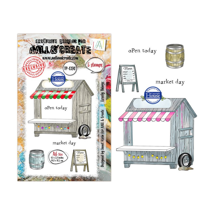 Tampon Clear - 1390 - Lovely Things - AALL and Create 