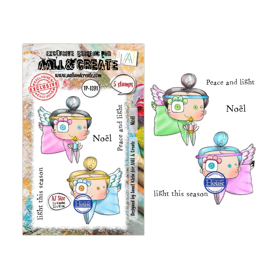 Tampon Clear - 1391 - Noël - AALL and Create 