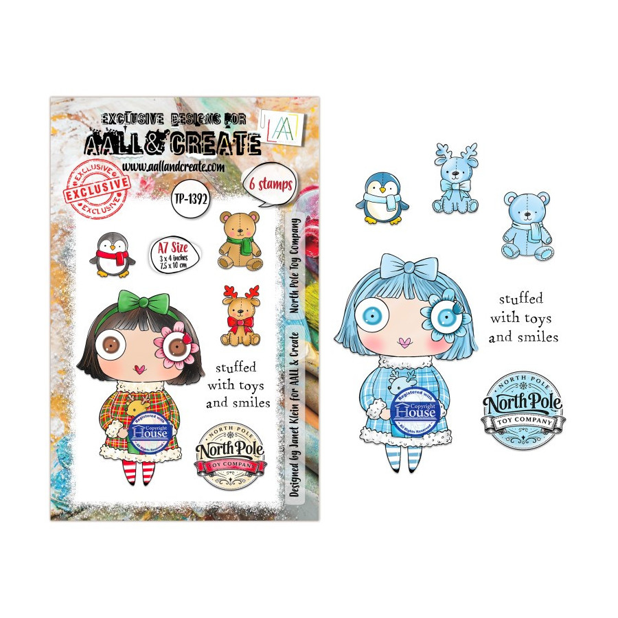 Tampon Clear - 1392 - North Pole Toy Company - AALL and Create 