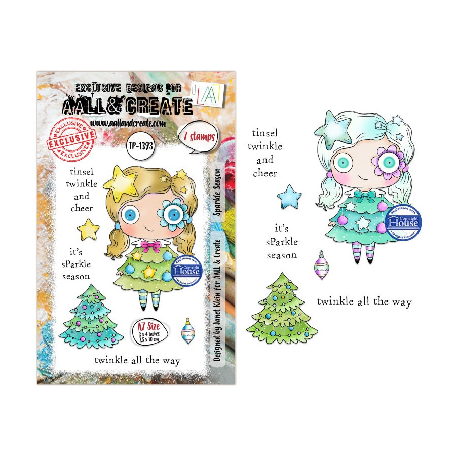 Tampon Clear - 1393 - Sparkle Season - AALL and Create 
