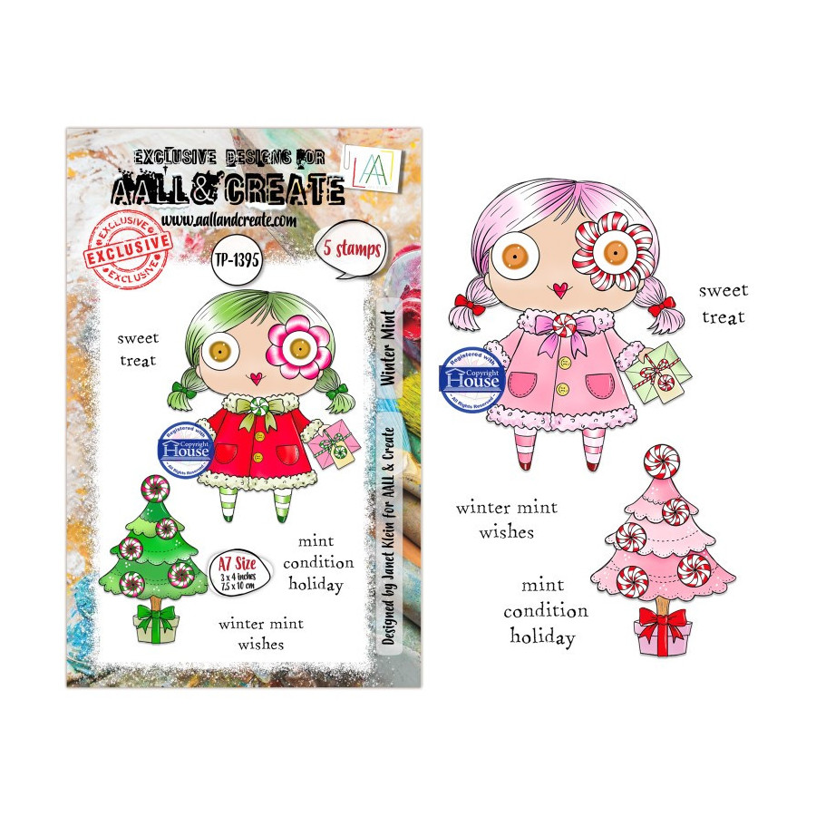 Tampon Clear - 1395 - Water Mint - AALL and Create 